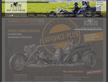 Tablet Screenshot of boom-trikes.com